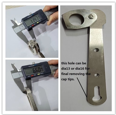 13D y 16D llave de electrodo removedor de puntas de soldadura