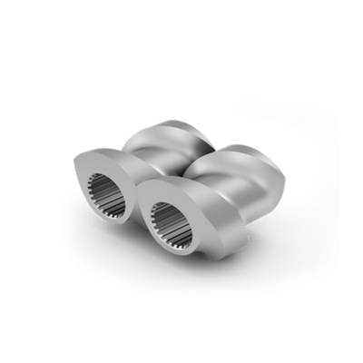 Segmento de tornillo bimetálico resistente al desgaste y cañón para máquina de moldeo por inyección Extrusora de plástico