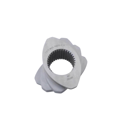 Elementos de tornillo bimetálicos resistentes al desgaste y barril para extrusora de plástico de fluoroplástico masterbatch