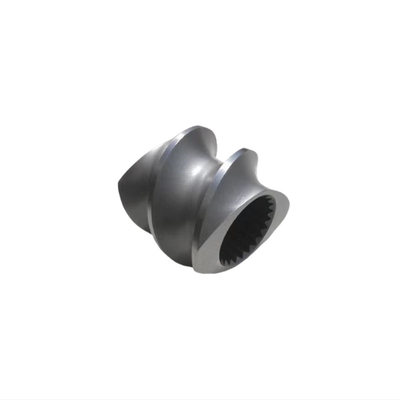 Elementos de tornillo bimetálicos resistentes al desgaste y barril para extrusora de plástico de fluoroplástico masterbatch