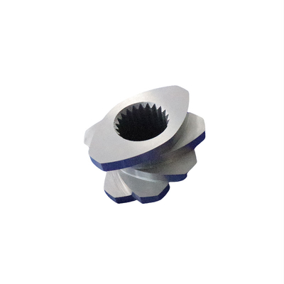 Elementos de tornillo bimetales resistentes a la corrosión y cañón para extrusora de plástico de fluorocobalto masterbatch