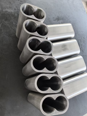 Revestimiento de barril de tornillo bimetálico resistente al desgaste para la máquina de moldeo por inyección Extrusor de plástico