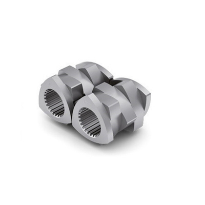 Modificación de la extrusora Barril de tornillo resistente al desgaste para el masterbatch PTFE ETFE FEP PFA PVDF