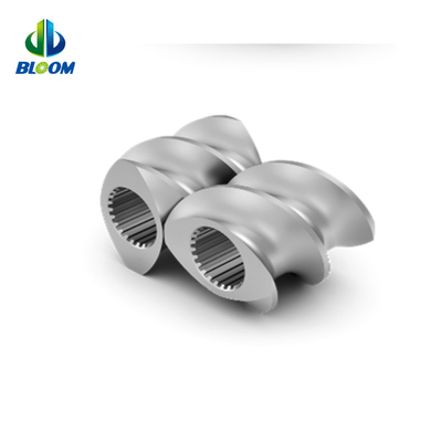 Envases de barril de tornillo bimetálico resistentes al desgaste para el masterbatch PTFE ETFE FEP PFA PVDF