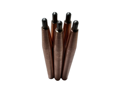 electrodos de tungsteno incorporados personalizados para la industria de soldadura puntual
