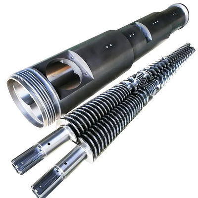 Las piezas de extrusores de tornillos gemelos avanzados de herramientas de alta velocidad de acero de acero anticorrosión para calentamiento rápido y uniforme