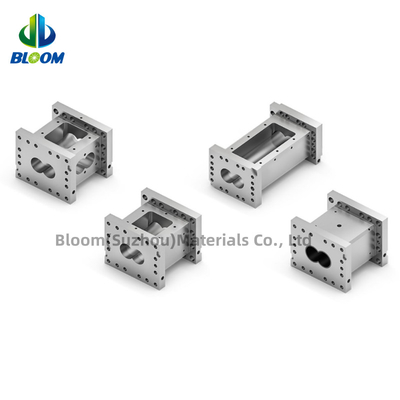 Barril de doble tornillo muy duradero para extrusión