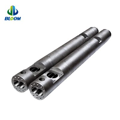Perfeccionado con alta eficiencia de doble tornillo cónico y barril para PVC WPC