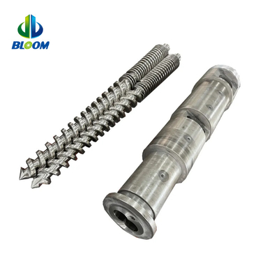 OEM de alta eficiencia de doble tornillo cónico y barril para la producción de WPC TPE / TPU