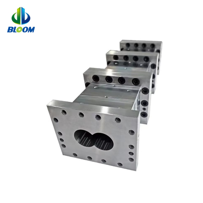 Barril de doble tornillo personalizado de alta eficiencia para la extrusión en el servicio de reparación y renovación
