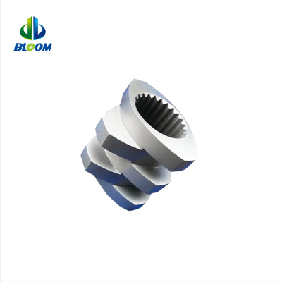 Extrusor de plástico de doble tornillo paralelo de rotación de aleación de cobalto para PEEK PVDF