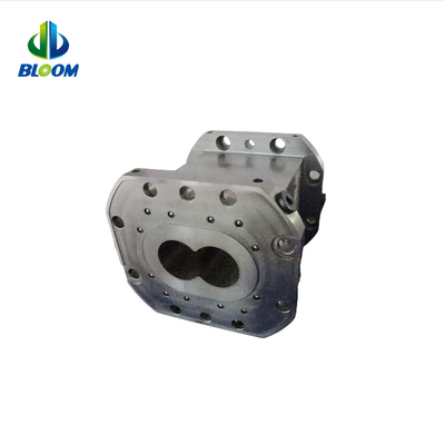 W6Mo5Cr4V2 Barril de extrusora de plástico para extrusora de tornillo doble LDPE/HDPE/PP Extrusora de soplado de película Barril de tornillo bimetal