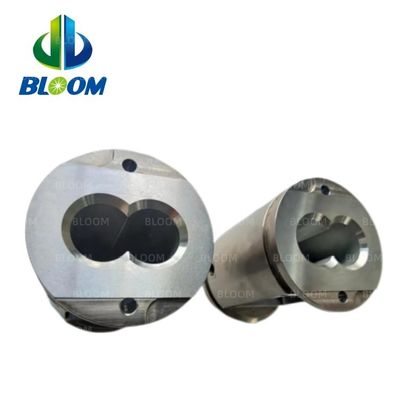 Fabricación personalizada de elementos de tornillo de extrusores de plástico para barril eficiente W6mo5cr4v2 Material para extrusión de tornillos gemelos