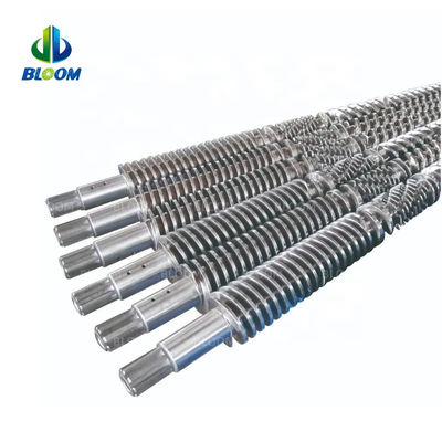 Barril de tornillo / Barril de tornillo gemelo cónico / Barril de tornillo de extrusora para la extrusión de tuberías