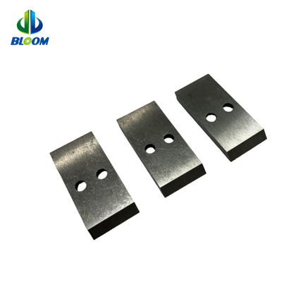 Cuchillo de máquina industrial de forma especial para embalaje de alimentos reciclaje de plástico SS resistencia al desgaste de acero