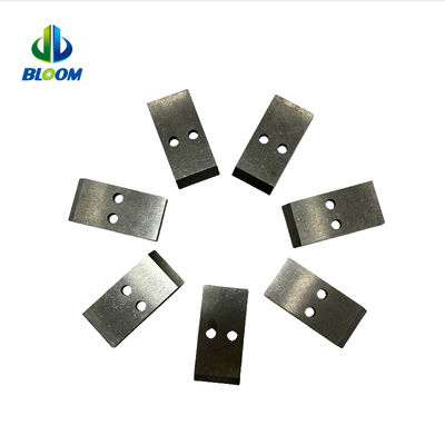 Cuchillo de máquina industrial de forma especial para embalaje de alimentos reciclaje de plástico SS resistencia al desgaste de acero