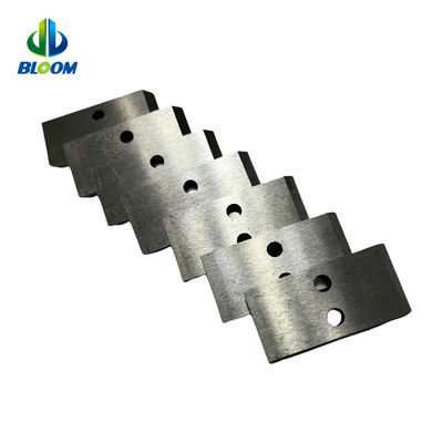 Cuchillo de máquina industrial de forma especial para embalaje de alimentos reciclaje de plástico SS resistencia al desgaste de acero