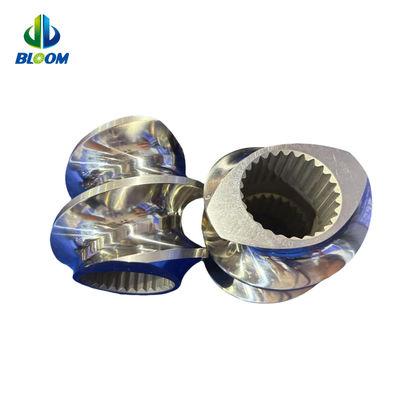 Extrusores de reparación de piezas segmentos de tornillo para la producción de lodos de baterías de litio