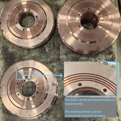 Rueda de soldadura por costura de aleación CuCrZr para soldadura por resistencia