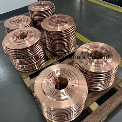 Rueda de soldadura por costura de aleación CuCrZr para soldadura por resistencia