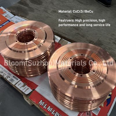 Rueda de soldadura por costura de aleación CuCrZr para soldadura por resistencia