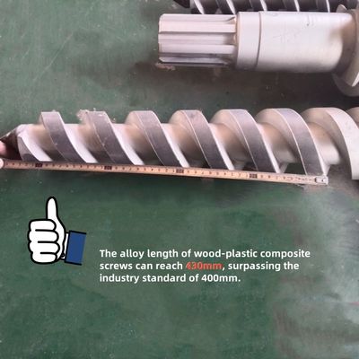 Barril de doble husillo cónico 38CrMoAlA de alta precisión para compresión progresiva en extrusión de plástico y caucho