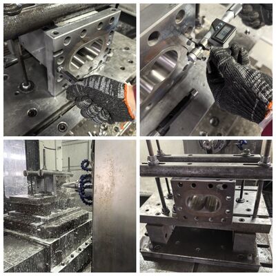 Tornillo y cilindro de aleación de níquel de alta resistencia para extrusora de compuestos plásticos