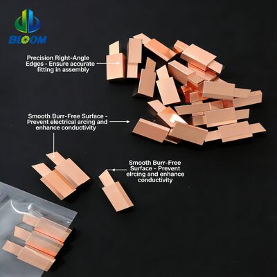 Componentes de conexión BeCu personalizables para refrigeración y compresores de aire