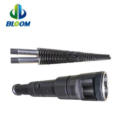 BLM 80/156 92/188 Tornillo y cilindro cónico gemelo para extrusión de PVC
