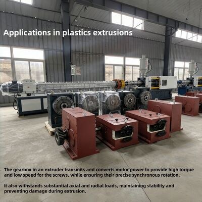 Caja de engranajes vertical de alto par, alta velocidad y alta eficiencia de la serie SJ225 SZ65 para extrusora