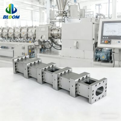 Barril de tornillo doble de aleación de níquel de diseño modular con resistencia al desgaste para extrusoras de alto par