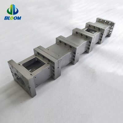 Barril de tornillo doble de aleación de níquel de diseño modular con resistencia al desgaste para extrusoras de alto par