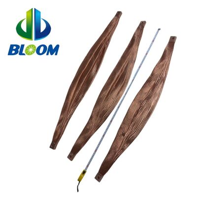 Conector flexible trenzado de cobre T2 de alta densidad con unión de resistencia cero para soldadura por resistencia de precisión