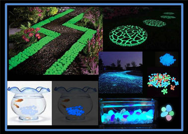 Piedras fotoluminiscentes de los guijarros de los materiales luminescentes de la piedra del pigmento del resplandor