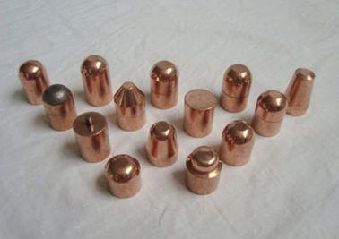 Material plano y biselado Diameter12 13 16 del electrodo de la soldadura por puntos del casquillo o aduana