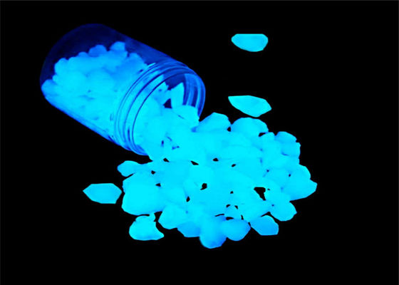 guijarros fluorescentes artificiales que brillan intensamente 2H para el acuario del acuario