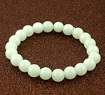 Pulsera de piedra luminescente de las señoras con las gotas naturales de la perla de la noche