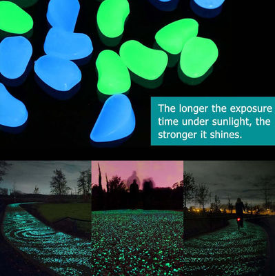 Piedras luminosas del jardín de 100PCS DIY para las calzadas de los céspedes de las yardas