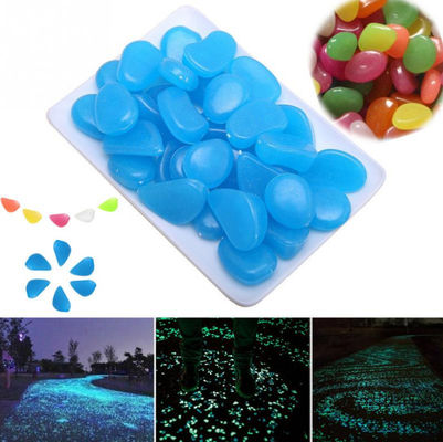 Piedras luminosas del jardín de 100PCS DIY para las calzadas de los céspedes de las yardas