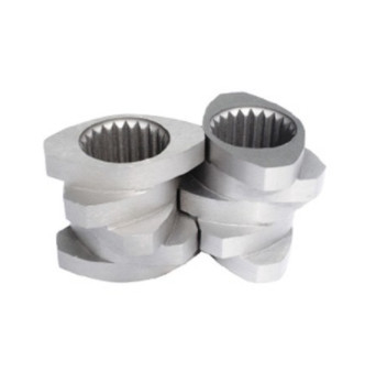 elemento del tornillo del gemelo 316L para la cadena de producción plástica de máquina de Masterbatch