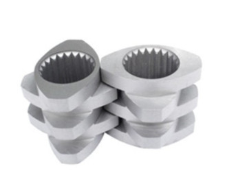 elemento del tornillo del gemelo 316L para la cadena de producción plástica de máquina de Masterbatch
