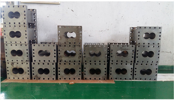 Barril gemelo del tornillo para la resistencia da alta temperatura del recambio de la máquina del extrusor