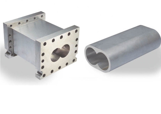 Barril plástico del extrusor W6Mo5Cr4V2 para el extrusor de tornillo gemelo
