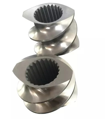 Piezas gemelas de amasamiento del extrusor de tornillo del bloque para el tornillo giratorio del extrusor del Co