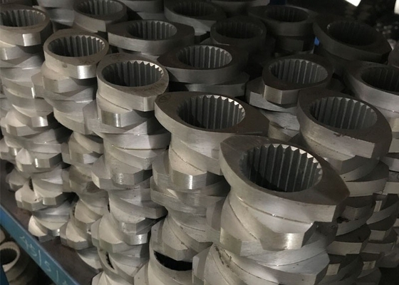 Elemento completo del tornillo del gemelo 316L para componer el extrusor