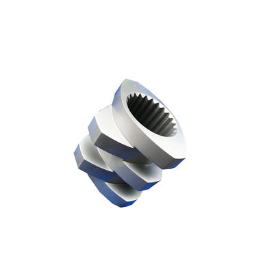 Elementos de tornillo gemelo de la serie ZSK W6Mo5Cr4V2 para extrusoras de tornillo gemelo de rotación conjunta con un rango de diámetro de 20 mm a 200 mm