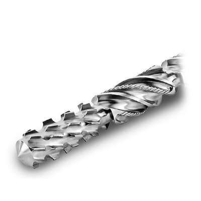 Barril del extrusor de solo tornillo para la máquina de granulación bimetálica
