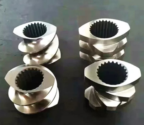 Tipo 75 elementos gemelos del extrusor de tornillo para dirigir recambios del extrusor plástico