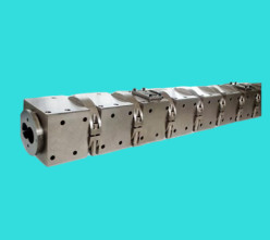 Elementos gemelos paralelos Pip Sheet Extruder bimetálico del barril del tornillo de Berstoff