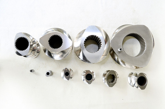 Recambios del extrusor de tornillo del doble de Coperion ZSK58 para la poliamida 6 con el uso de la composición de la fibra de vidrio (PA6-GF30)